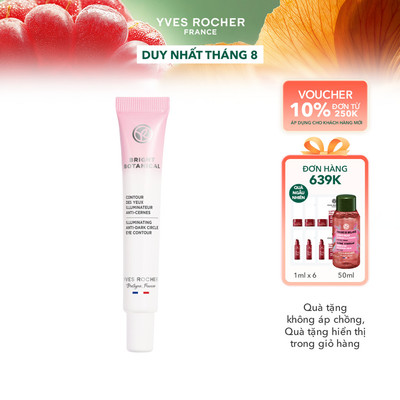 Kem dưỡng sáng da vùng mắt Yves Rocher Bright Botanical illminating Anti-Dark Circle Eye Contour 15ml