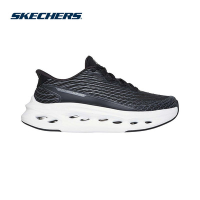 Giày Thể Thao Nữ Skechers Slip-ins Performance Max Cushioning Glide-Step Sapphire - 129404-BKW Air-Cooled Goga Mat