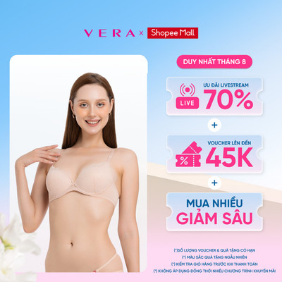 [LIVE] Áo ngực Mold cup 3/4 nữ Misaki mút dày full ren M1024