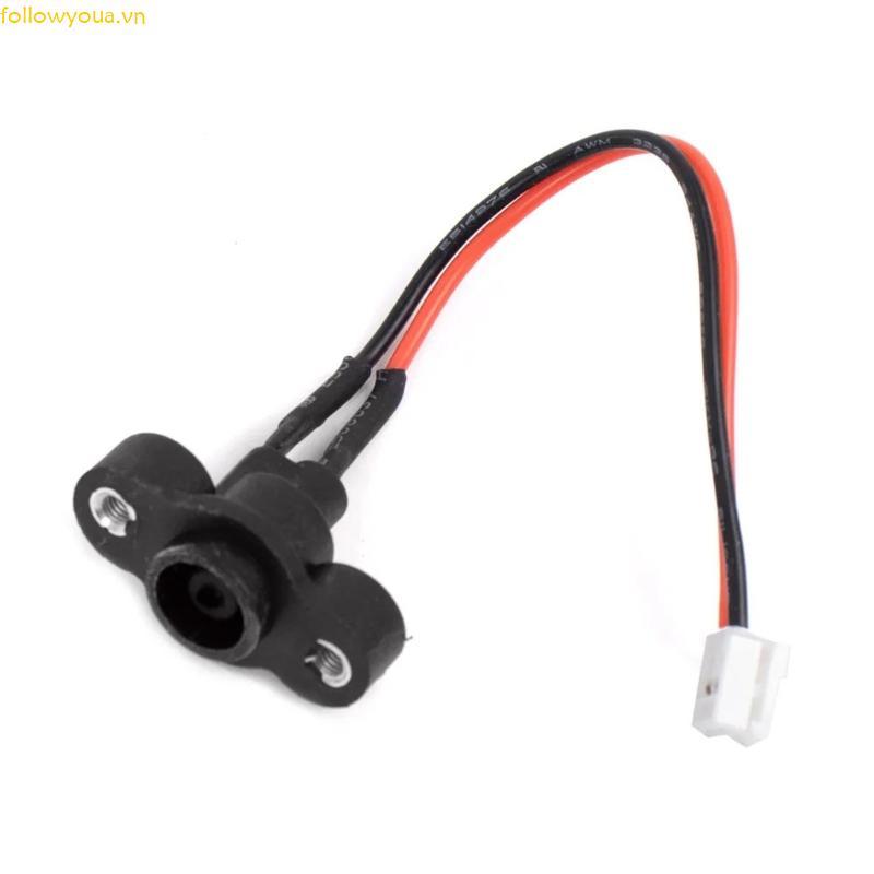 Fol Electric Scooter Cổng Sạc Lắp Ráp Hiệu Quả Cáp Sạc Điện Cổng Cho ES1 ES2 ES3 ES4 Lắp Đặt Dễ Dàng