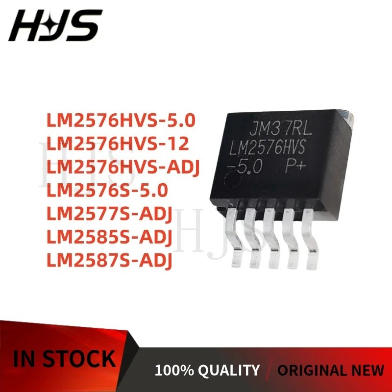Bộ 5 Miếng LM2576S LM2585S LM2577S LM2576HVS-5.0 LM2576HVS-ADJ LM2576S-5.0 LM2585S-ADJ LM2576HVS-12 