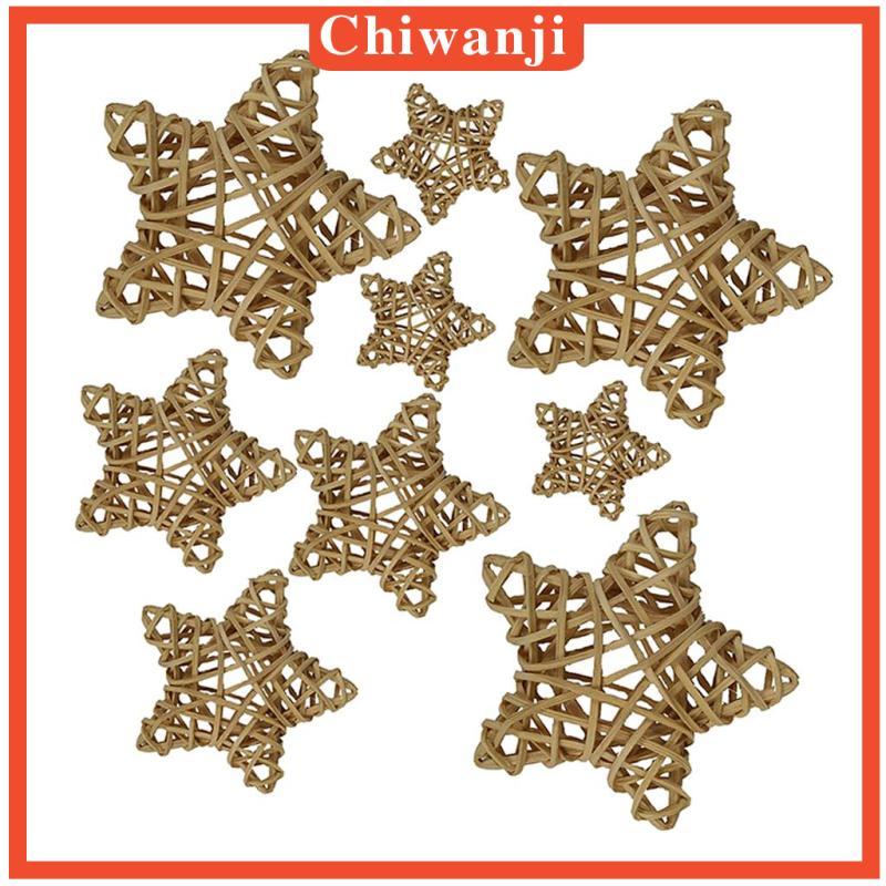 [Chiwanji] 9x Mây Wicker Cane Ball Star Garden Patio Tiệc Cưới Trang Trí Nhà Cửa