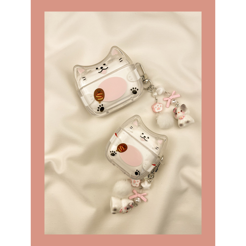 Ins Hoạt Hình Dễ Thương Baguette Bánh Mì Puppy airpod4 Vỏ Bảo Vệ airpod3 Thích Hợp Cho Apple pro Vỏ 