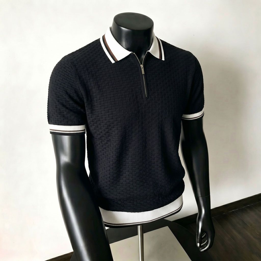Bắn thậtÁnh Sáng Cao Cấp Trưởng Thành Tiền Cũ Phong Cách Dệt Kim Mùa Hè Cảm Giác Thoáng Mát Tay Ngắn