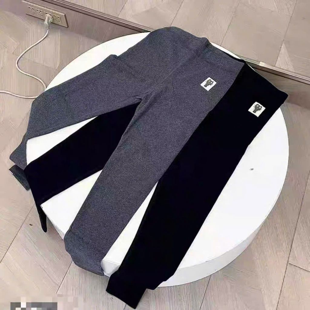< Rẻ Vô Địch 30-45kg > Quần legging lót lông nữ LOGO mèo cao cấp , quần legging lót lông quảng châu