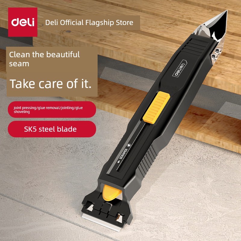 Deli Đa Năng Thìa Làm Sạch Thìa Keo Loại Bỏ Đường May Đẹp Keo Thủy Tinh Thìa Keo Dán Đường May Báo C