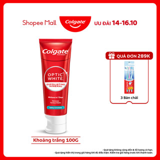 Kem Đánh Răng Colgate Optic White làm trắng sáng răng trong 7 ngày