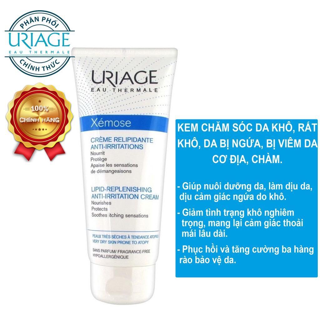 Ảnh 3 của Kem dưỡng ẩm URIAGE XEMOSE chuyên biệt cho da mẩn đỏ, viêm da cơ địa,dùng được cho cả trẻ sơ sinh