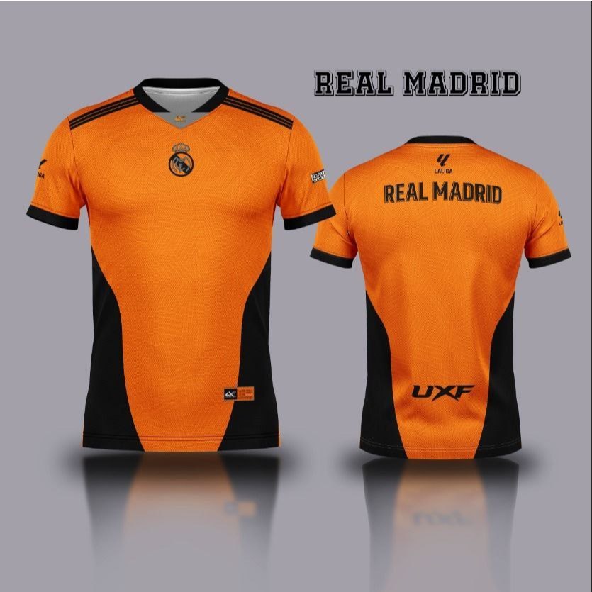 [HÀNH HÀNG] UXFACTORY REAL MADRID OREN JERSEY SUBLIMATION