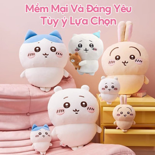 20CM-30cm Gấu Bông Chiikawa/Hachiware/Usagi,Mềm Mại Và Mịn Màng,Nằm Gối Cotton Mềm Quà Sinh Nhật Cho Trẻ Em