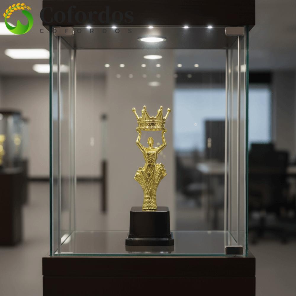 COFORDOS Golden Winner Award, Nhựa Golden Crown Award Trophy Models, Tượng nhỏ Thủ công Lưu niệm Tra