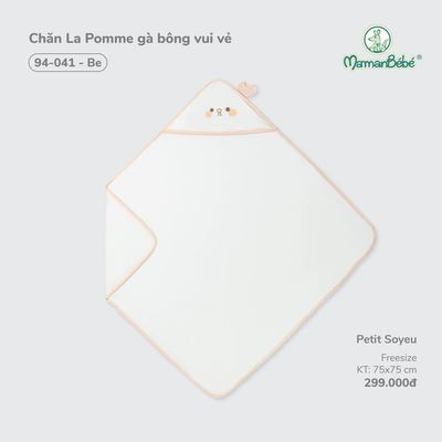 Chăn La Pomme gà bông vui vẻ - Sợi Petit Soyeu thoáng mát  - Bé gái - Freesize