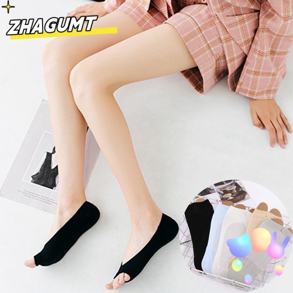 Tất ZHAGUMT, Tất miệng cá mỏng mũi, Tất hai ngón lưới Cotton thoáng khí 35-40 EUR