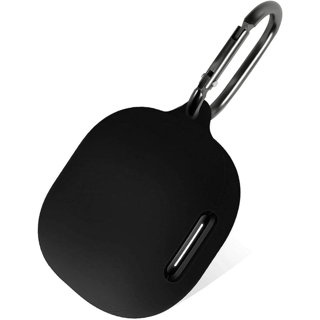 Ốp Silicon Geiomoo Cho Anker Soundcore C40i, Vỏ Bảo Vệ Có Carabiner (Đen)
