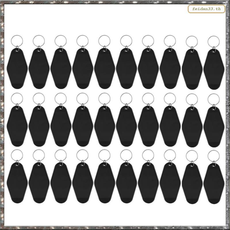 [L W H Y] 30Pack Motel Móc Khóa Khoảng Trống Vintage Motel Móc Khóa Cho Vinyl DIY Crafting Móc Khóa 