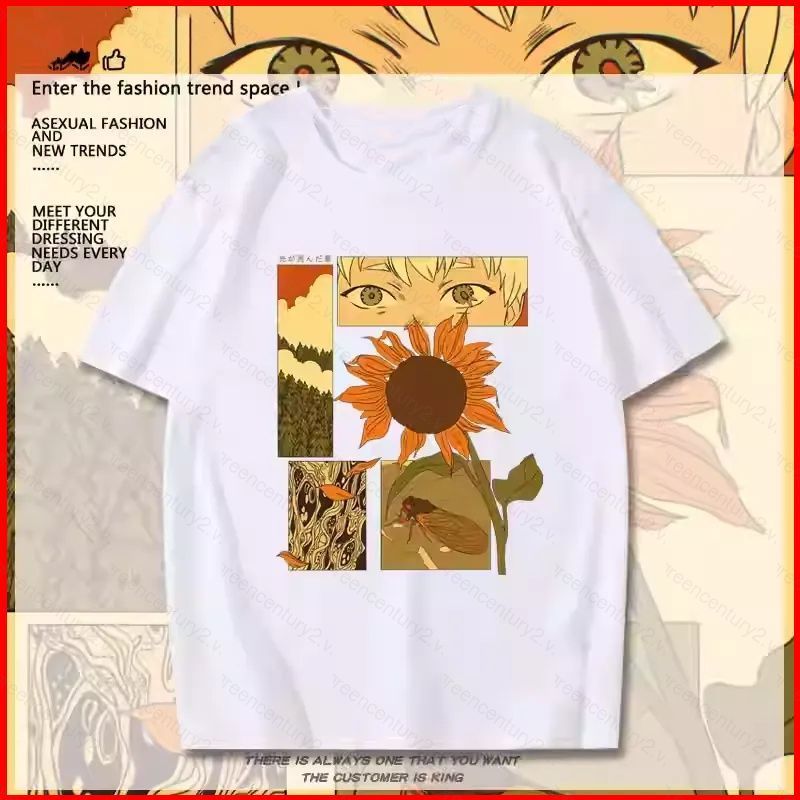 Mùa Hè Hikaru Chết Hikaru Indo Thời Trang Mùa Hè Áo Thun 110cm-6XL Anime Tay Ngắn