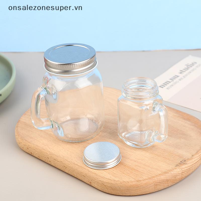 Ons 120ml Mini Jar Kính Có Tay Cầm - Bar Party Vodka Glass Quà Tặng tại