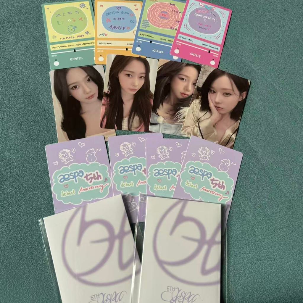Aespa 5th Anniversary Lucky Card Around Aespa 5th Anniversary Lucky Card A pack of 3, unopened
