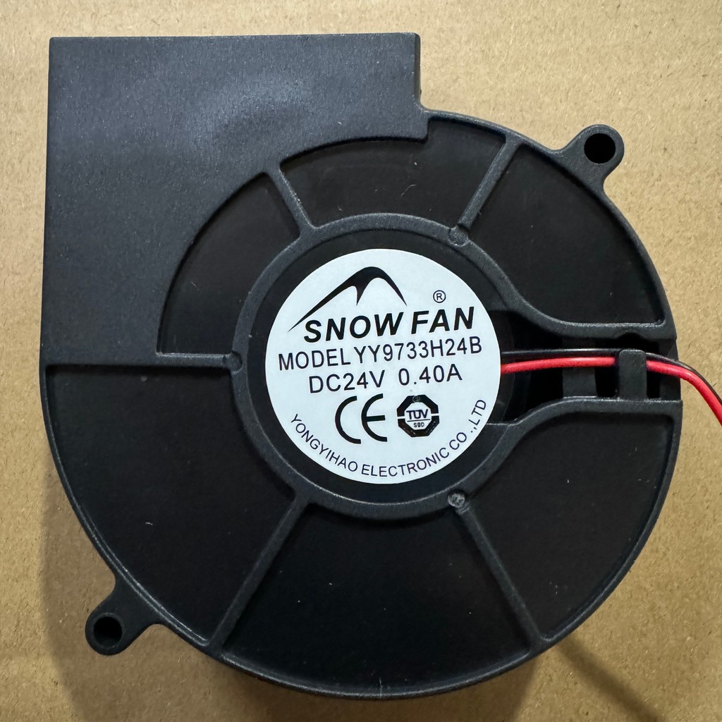 Quạt thổi Turbo biến tần hoàn toàn mới 5015 7533 9733 1203 12V / 24V