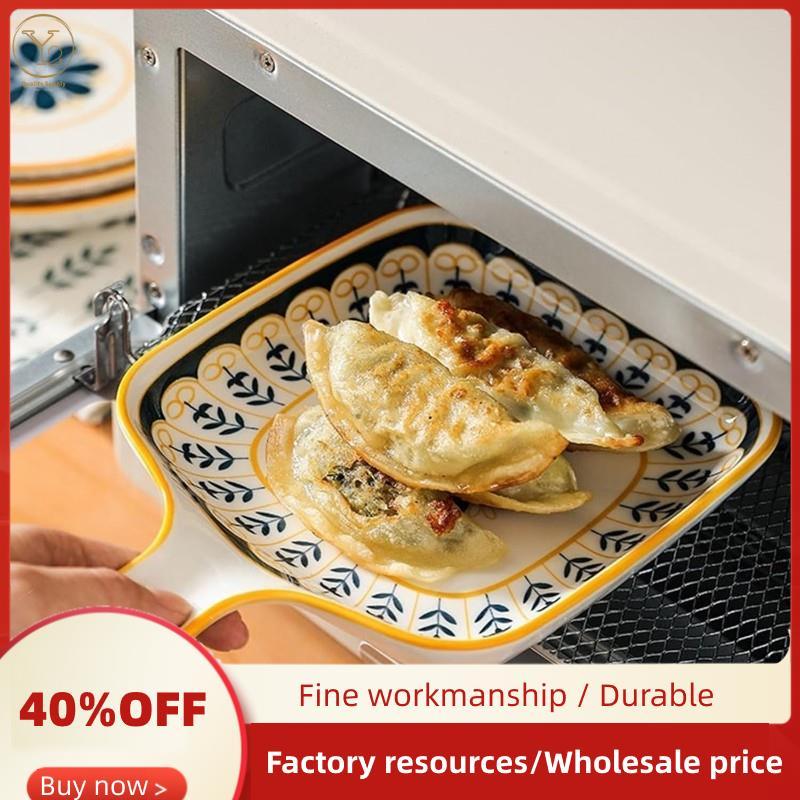 Chất Lượng Cao Cho-Dish Lasagna Chảo Ăn Sáng Đĩa Gốm Đồ Ăn Nhẹ Chuẩn Bị Bữa Tối Lò Nướng Rau Gia Đìn