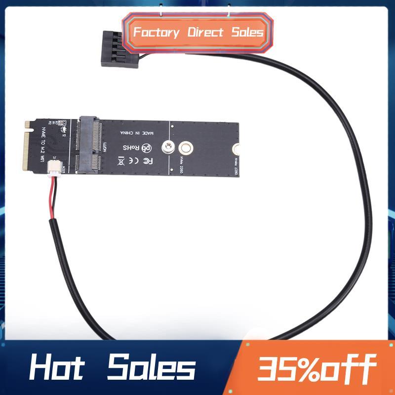Bộ chuyển đổi cổng SSD NGFF M.2 A + E sang NVMe PCI-E cho thẻ không dây AX200 AX210 8265 7260AC WiFi