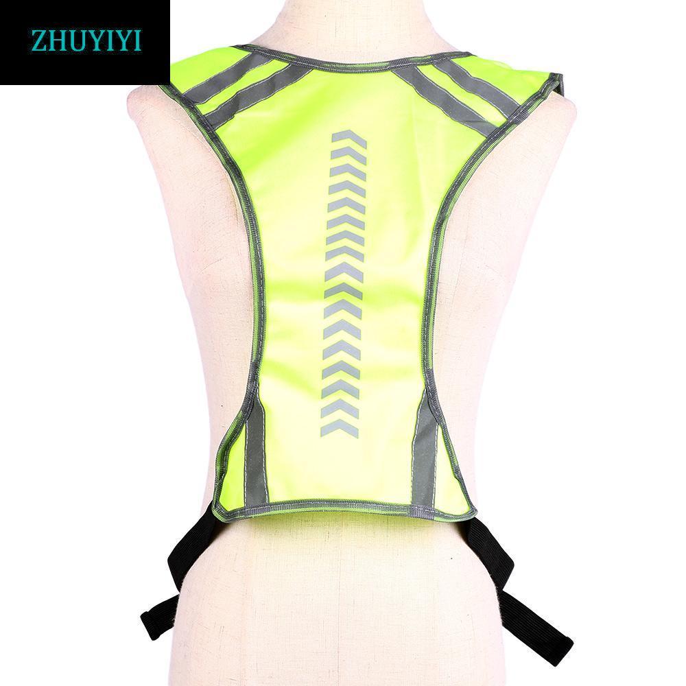 ZHUYIYI Jogging Vest Đi Xe Đạp Ngoài Trời An Toàn Phản Quang Dây Xe Đạp