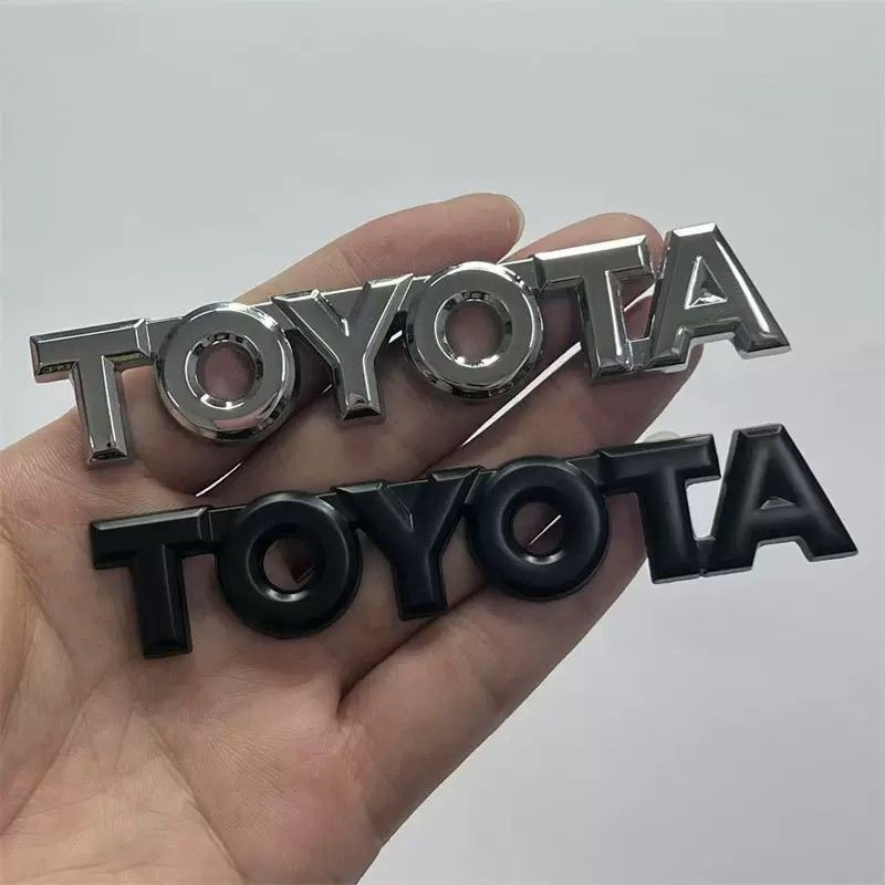 Thích hợp cho logo VVTi cốp sau Corolla, logo FAW Toyota TOYOTA GL, logo chữ samurai đen
