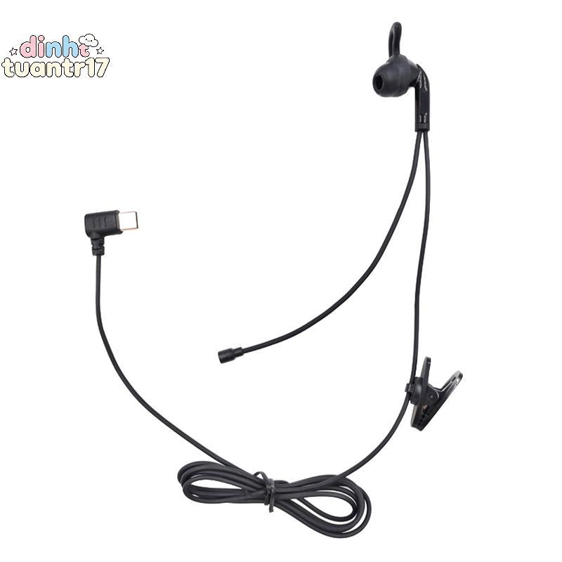 Dinhtuantr17 Loại-C USB-C trọng tài Inte Tai nghe Inte Tai nghe cho V6 Pro v4c Plus Q8 F6 V7 VN