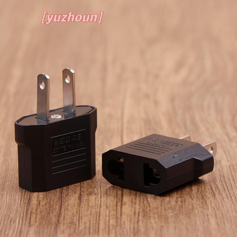 [yuzhoun] 2 Cái Châu Âu US AU EU US Sang EU / EU Sang US Cắm Adapter Euro Du Lịch Điện Cắm Bộ Chuyển