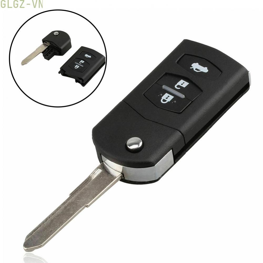For Mazda 3 Button Key Shell Case for 2004-2015 Models Including CX7 CX9 RX8 MX5
