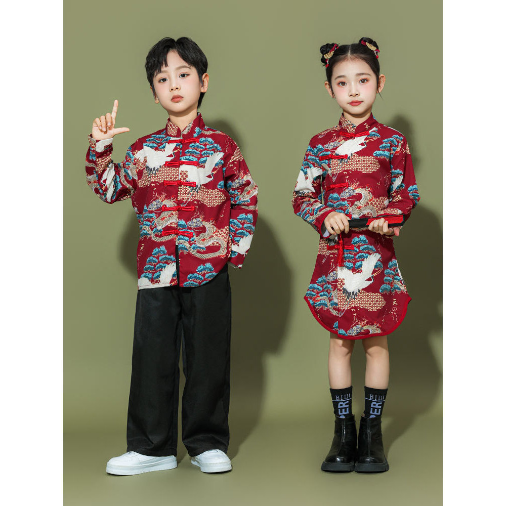 Đồ cổ trang trung quốc đồ nhảy cho bé gái hiện đại Đồ Nhảy Hiphop Cho Bé Gái quần áo hiphop đồ tập d