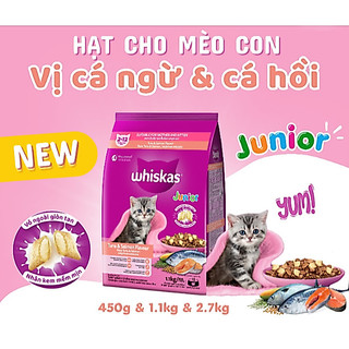 thức ăn cho mèo con whiskas junio 450g