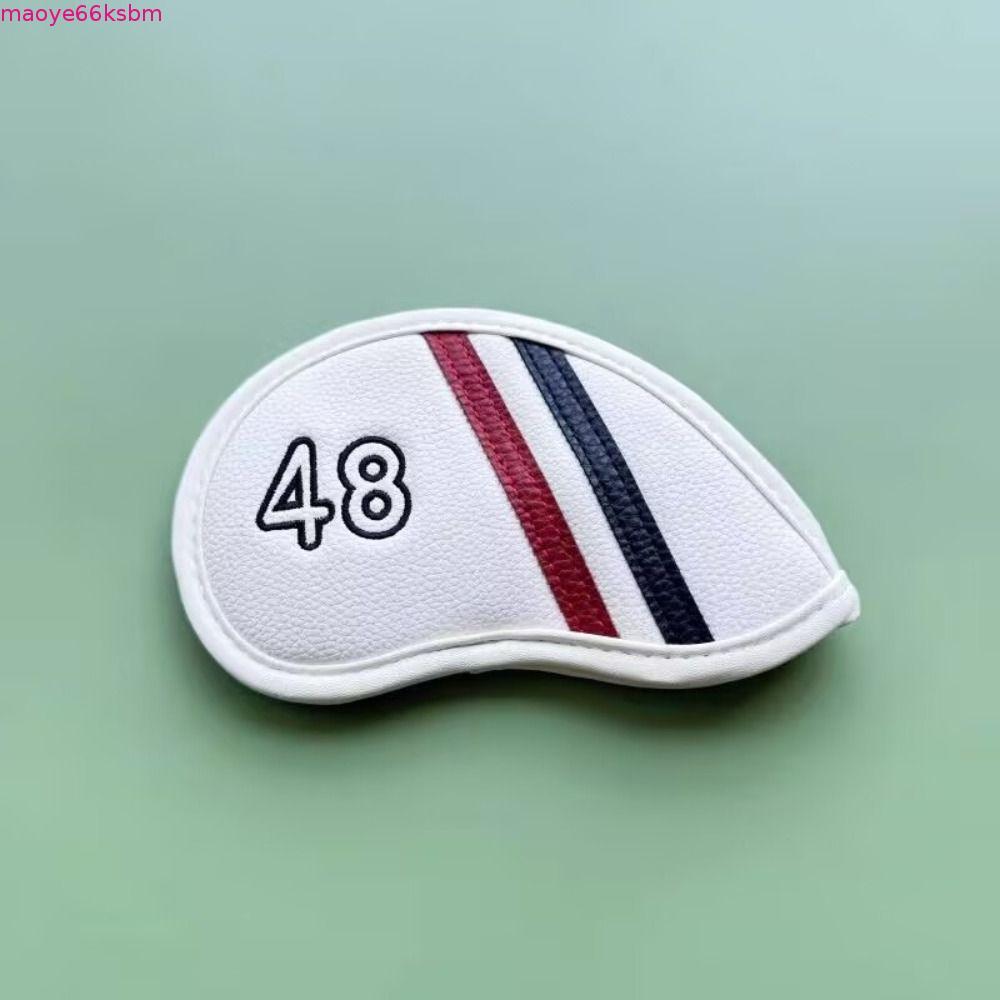 ZORVEX Sand Wedge Headcover, PU Leather Angle Club Golf Wedge Cover, Đen / Trắng Chống Thấm Nước Số 