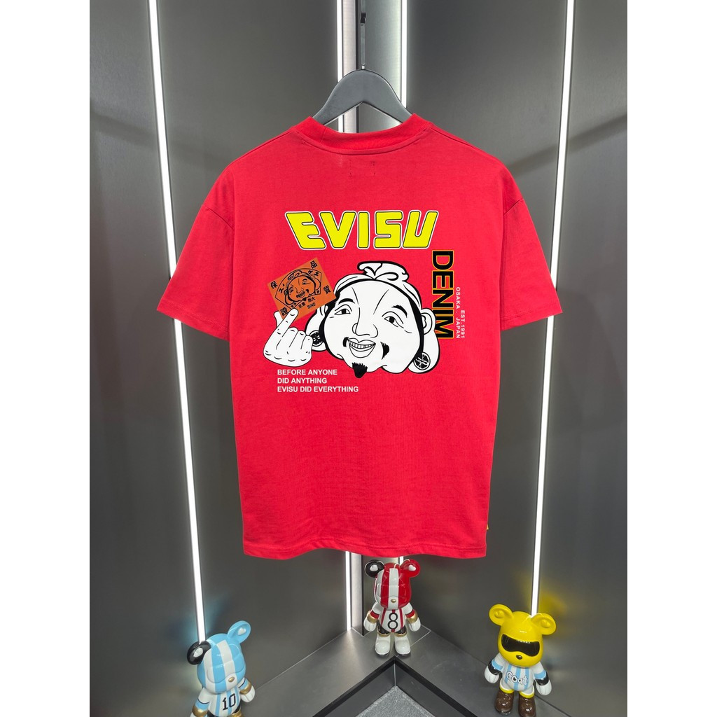 2026Evisu tee / Áo thun Evisu In hình Áo thun nam nữ Áo thun thể thao ngắn tay Áo thun công sở Áo th