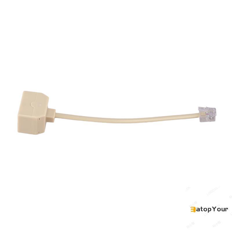 EatopYour Bộ Chia Điện Thoại RJ11 6P4C 1 Nam Sang 2 Nữ Adapter RJ11 Sang RJ11 Tách Phụ Kiện Điện Tho