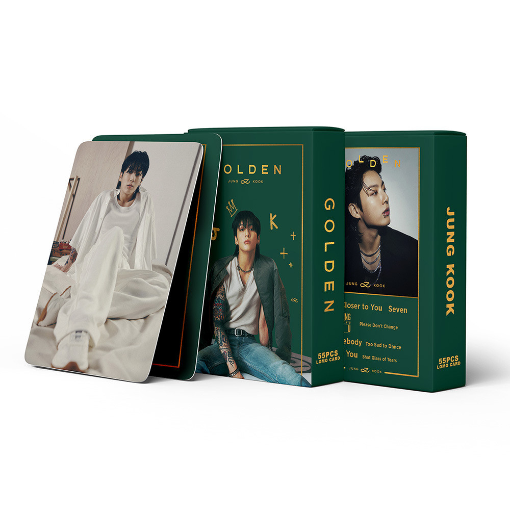 Jungkook Tian Jungkook Single solo Album Golden Meitu LOMO Card Collection Homemade Photocard