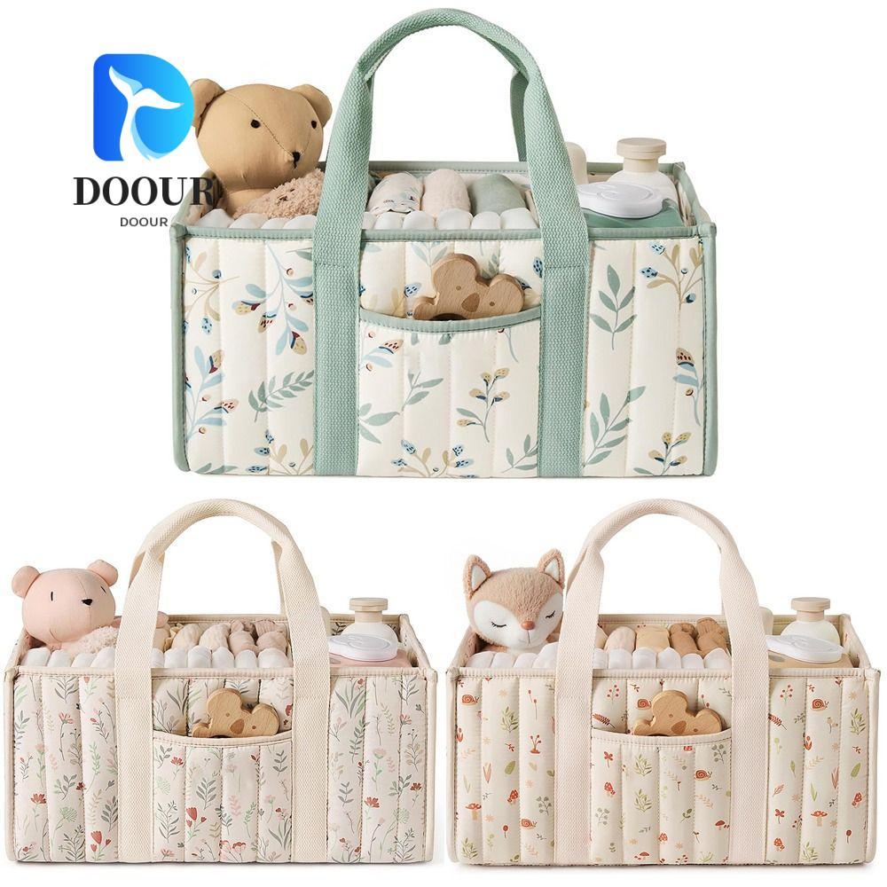 Giỏ đựng tã trẻ sơ sinh DOOURPH, Túi đựng tã sơ sinh dung tích lớn dành cho trẻ sơ sinh, Túi đựng tã