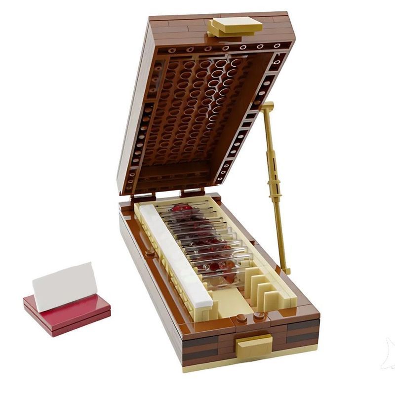 Đồ chơi khối xây dựng lắp ráp hộp Trophy của MOC Dexter Morgan có sẵn