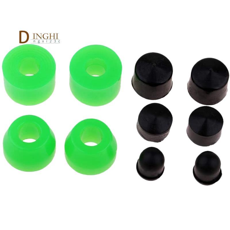 10 Chiếc Longboard Ván Trượt Ống Lót Hình nón Xi Lanh Bushing Trục Ly Bộ Phụ Kiện Cho Xe Tải Longboa