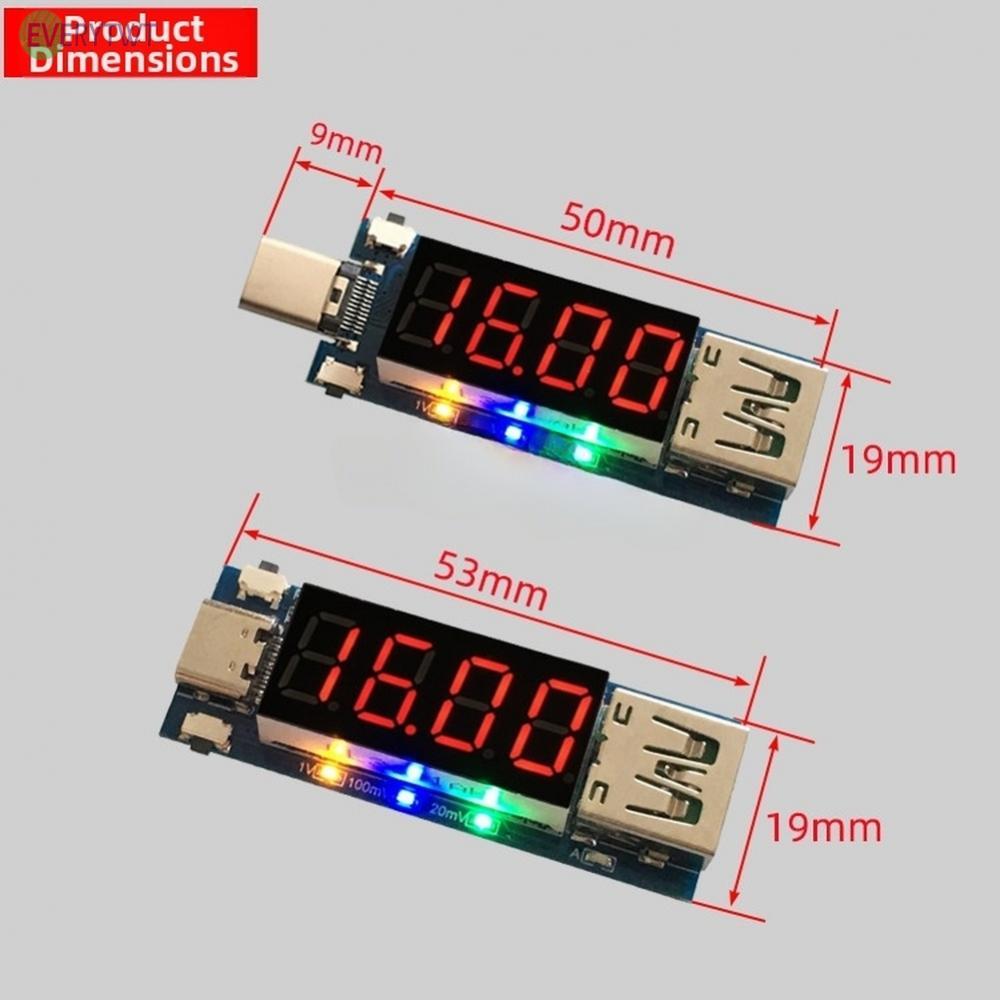 Type-C PD Trigger Màn hình kỹ thuật số thời gian thực Điều chỉnh bước chính xác cho bộ sạc PD