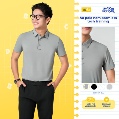 Áo Polo Seamless Tech Trainning Yody MAPO25S021