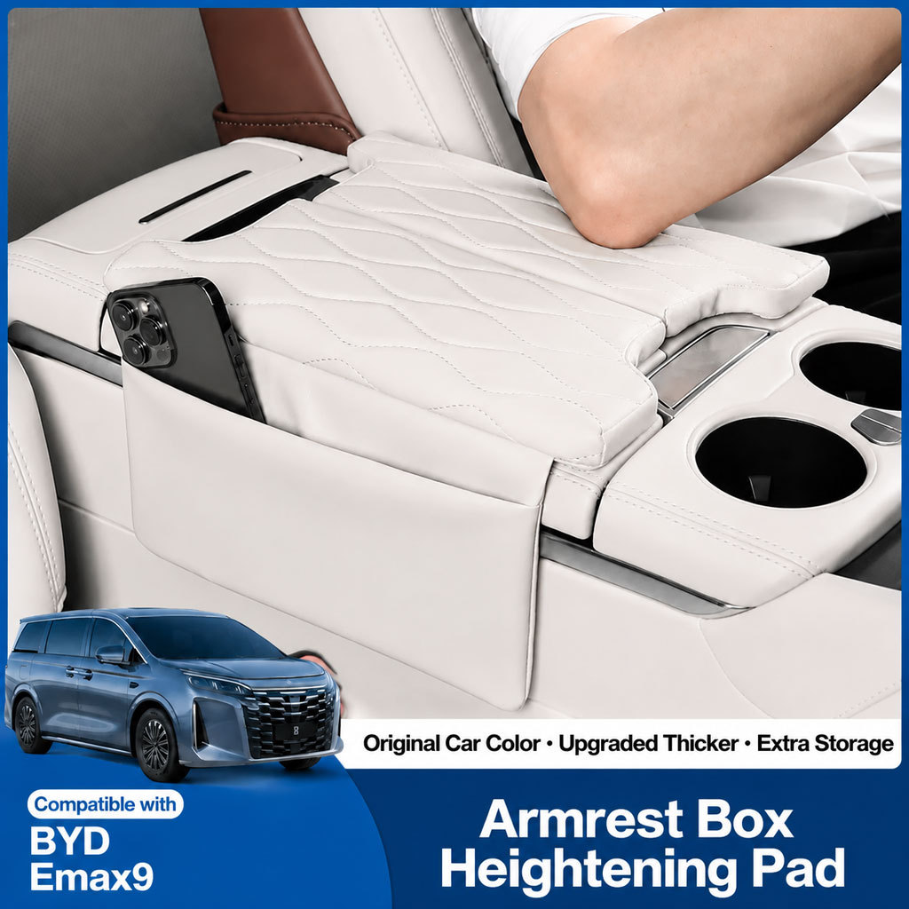 BYD EMAX 9 Phụ Kiện Tay Vịn Nâng Cao Bảng Điều Khiển Trung Tâm Thảm Bảo Vệ Thêu Trang Trí Nội Thất T