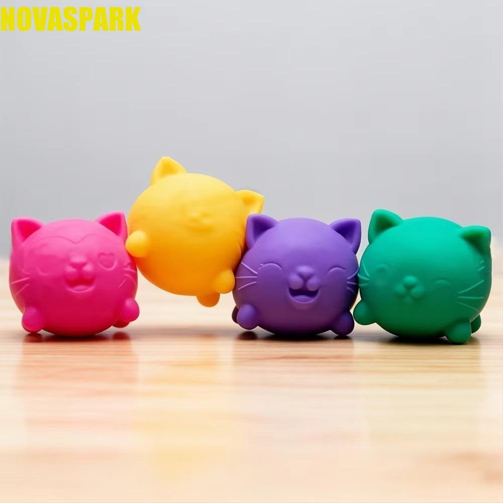 NOVASPARK Slow Rise Squishy Cat, Đồ chơi Squishy Squishy cho mèo tăng chậm, Mèo mát mẻ Kết cấu Malto