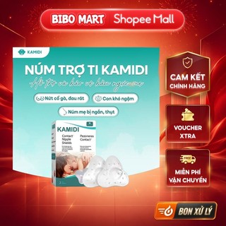 Núm Trợ Ty Kamidi Silicon Siêu Mềm Chịu Nhiệt Hỗ Trợ Cho Bé Bảo Vệ Đầu Ngực Cho Mẹ - Bibomart