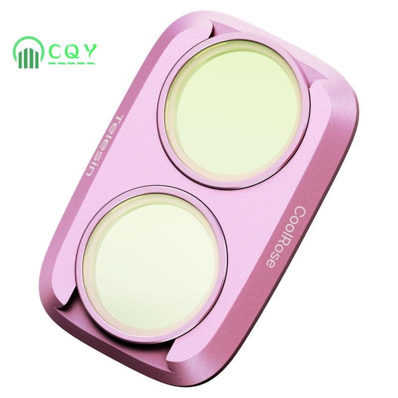 Bộ lọc ống kính CPL / VND cho Pocket 4 Pro Cool Tone Rose Clear Footage Portrait Filters Set ND2-32 