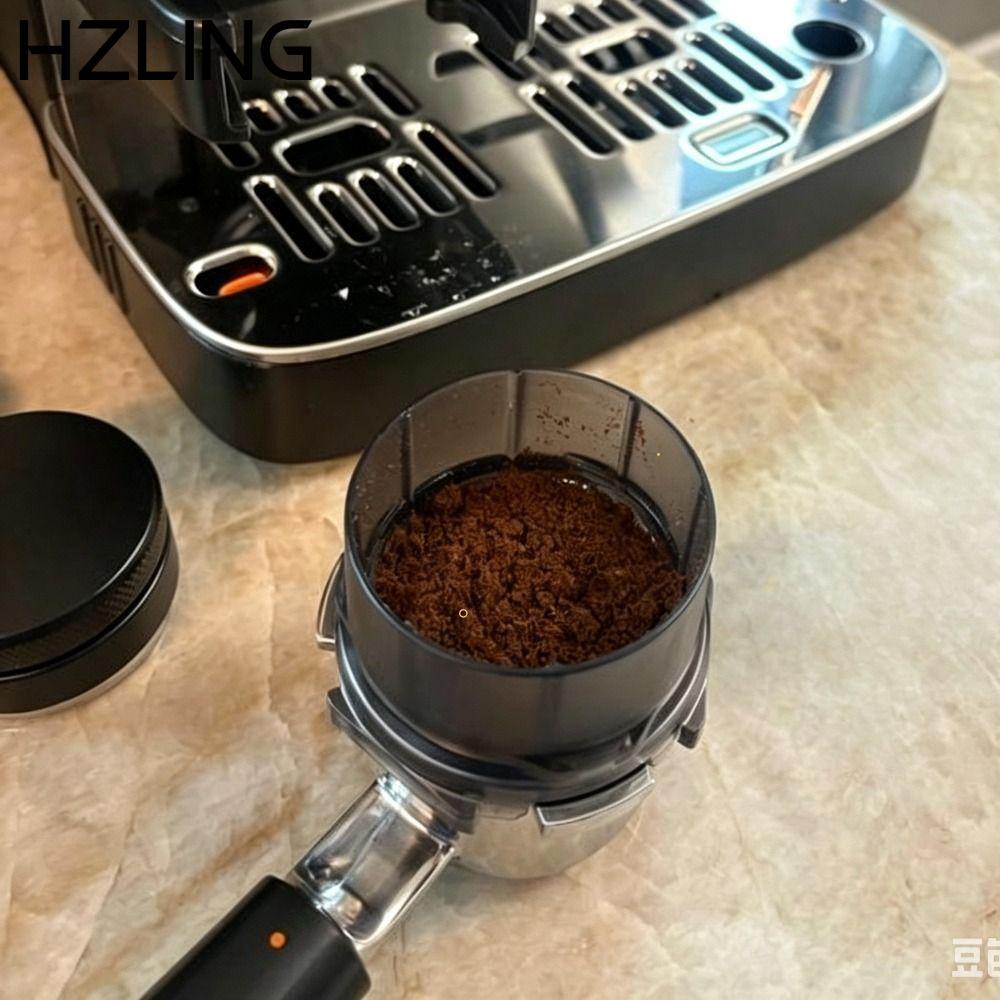 Phễu Espresso HZLING, Phễu Portafilter chống bắn tung tóe, Nhẫn định lượng bằng nhựa thay thế chuyên