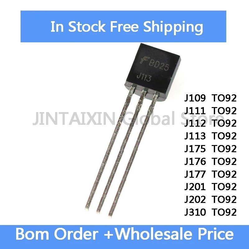 1-5 Cái J109 J111 J112 J113 J175 J176 J177 J201 J202 J310 TO92 IC Chip Còn Hàng Bán Buôn