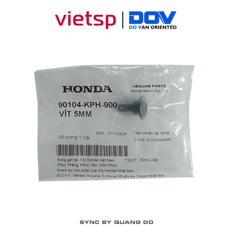 Vít 5Mm HONDA Ab, Fu, Wave (90104KPH900)