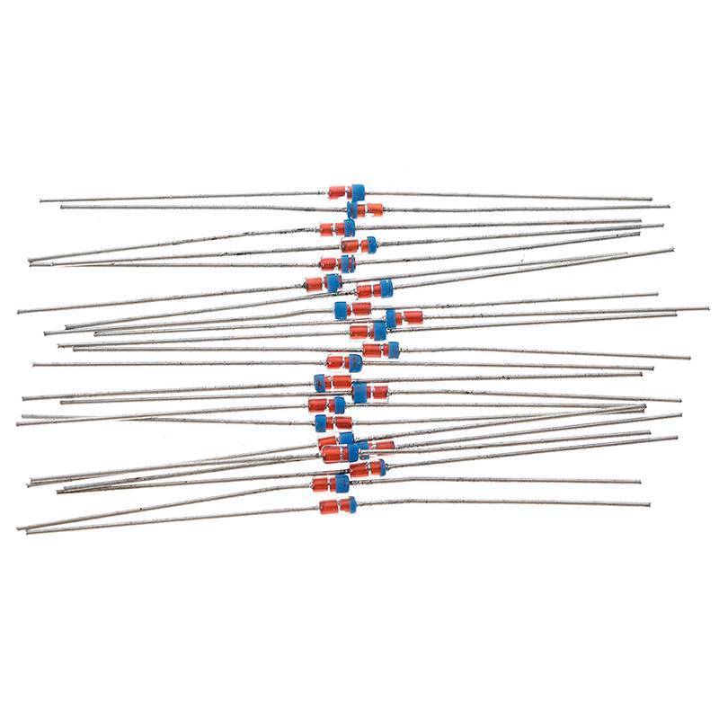 GUOUQNA 20 Cái 1N34A DO-35 germanium dò diode AM / FM pha lê đài phát thanh TV BASL