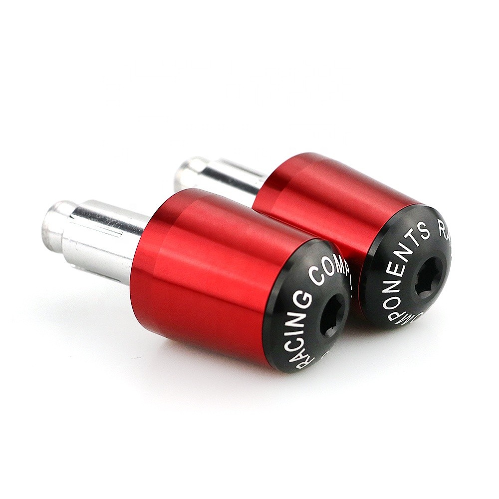 Cao Cấp-Xe Máy CNC Tay Cầm Thanh Kết Thúc Cân Bằng Thanh Trượt Tay Cầm Cắm 22 Mm Cho PIAGGIO GILERA 